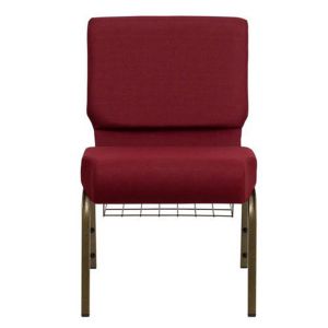 China Commercial Stackable Church Chairs Red Chairs For Church Sanctuary on sale