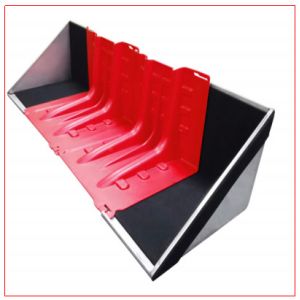 Height 75cm ABS Plastic Red Anti-UV Convenient Flood Baffier