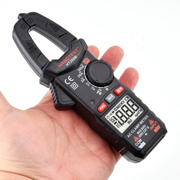 Buy 2000 Counts Auto Range 200A 2000uF Digital Clamp Meters at wholesale prices