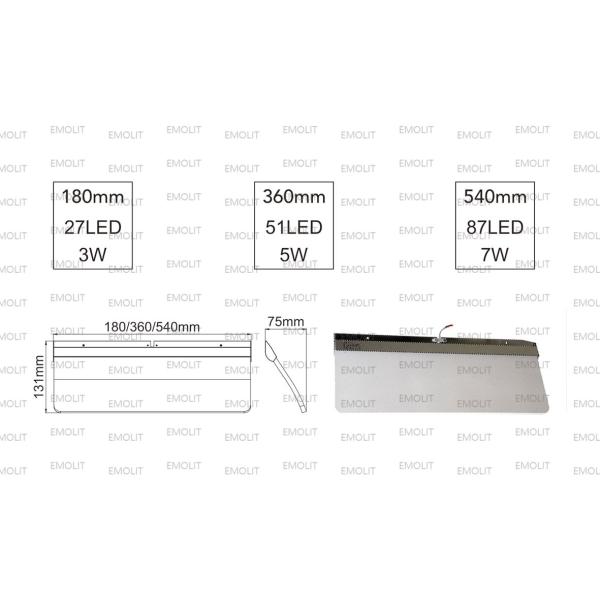Aluminium Panel Light For Furniture Shelf CE Approval
