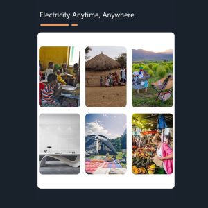 6PCS Multifunctional Emergency Solar Home Lighting System Panel Mini Kit