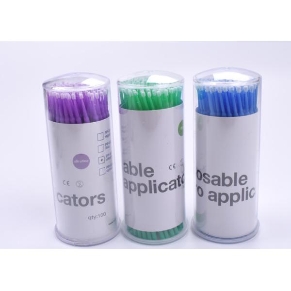 100 Pcs Disposable Microbrush Applicator For Eyebrow,Eyelash Permanent Makeup Tattoo Accessory