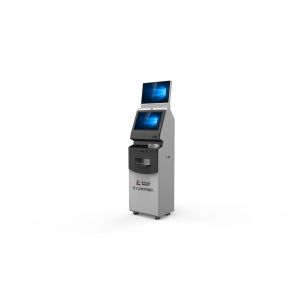 Quality Dual Screen Hotel Self Service Check In / Out Kiosk for sale