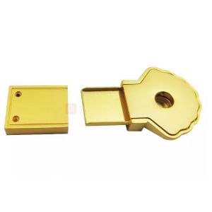 Customized Copper / Gold Plating CNC Shell Parts Polishing Surface Processing