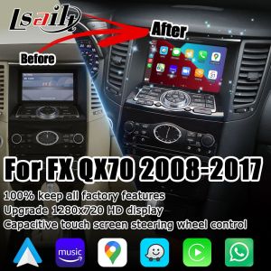 Infiniti FX35 FX50 FX37 FX QX70 IT06 HD screen upgrade with wireless carplay