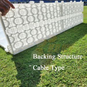 Temporary Portable Outdoor Interlocking PP Plastic Activities Party Tent