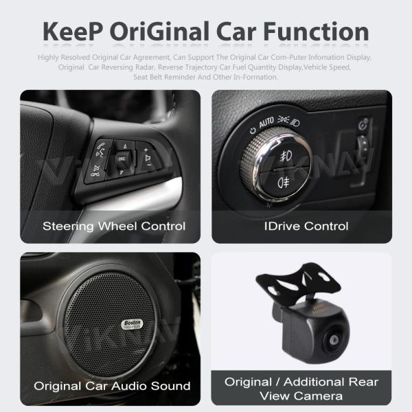 Multimedia 2 DIN Android Car Head Unit For Chevron Camaro 2010 - 2015