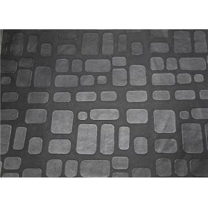 Black Embossed Leather Fabric For Handbags Anti - Mildew Waterproof