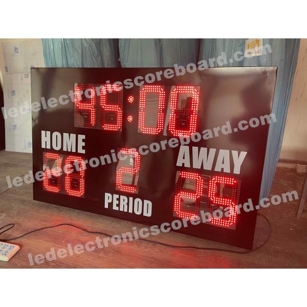 Standard Ecomomy Electronic LED Football Scoreboard IP65 Waterproof