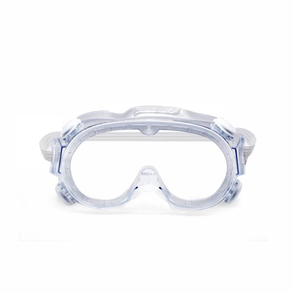 Buy Impact Resistant Custom Medical Goggles Four Valves Polycarbonate Material at wholesale prices