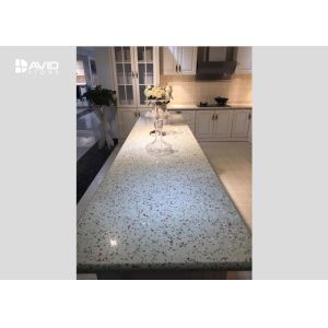Professional Quartz Prefab Kitchen Countertops , Quartz Bathroom Worktops