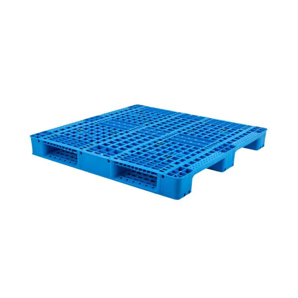 Injection Molding Industrial Plastic Pallet Three Runners Grid Surface Hdpe