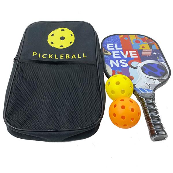 Buy Full Carbon Racket Pickle Ball Paddle Set Padel With Pp Honeycomb Core 1.4cm at wholesale prices