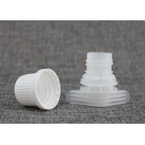 Anti - Pilfer PE PP Plastic Spout Caps For Juice / Beverage Doypack / Baby Food