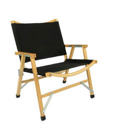 Buy 3KG Outdoor Wooden Chair With Arm Rest Odm Aluminum Kermit Adjustable Height Camping at wholesale prices