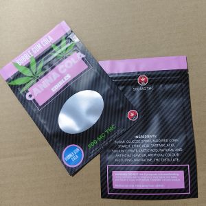 Transparent Child-Resistant Zipper Pouch PE/VMPET Laminated Tamper-Evident Seal