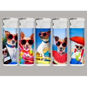 Refillable Electric Kitchen Lighter Animals Metal Custom Case Video Lighters