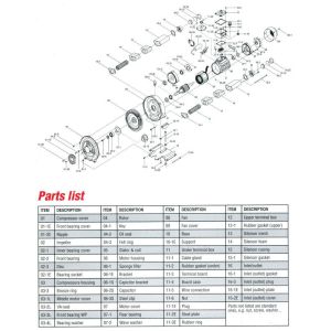 2RB Industrial Air Pump Side Channel Blower Max 90 - 660mbar