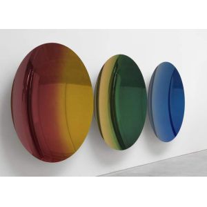 Color Stainless Steel Circular Concave Mirror Sculpture By Anish Kapoor