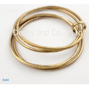 High quality alloy metal bangles with gold plated