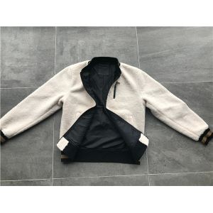 Stone Teddy Faux Fur Jacket Mens Medium Trench Coat Black Base And Tan Tipping