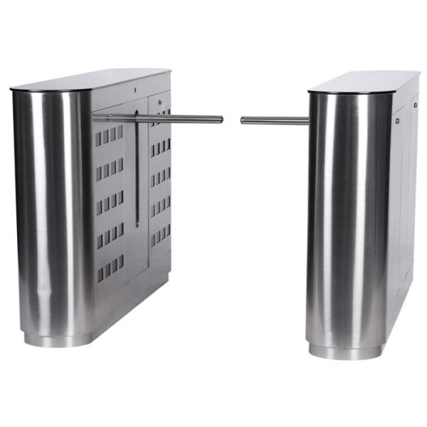 Buy 304 Stainless Steel Mechanical Antipinch Auto Drop Arm Turnstile at wholesale prices