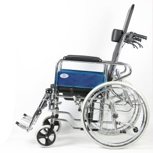 Exquisite Aluminum Manual Wheelchair With U Shape Commode Seat