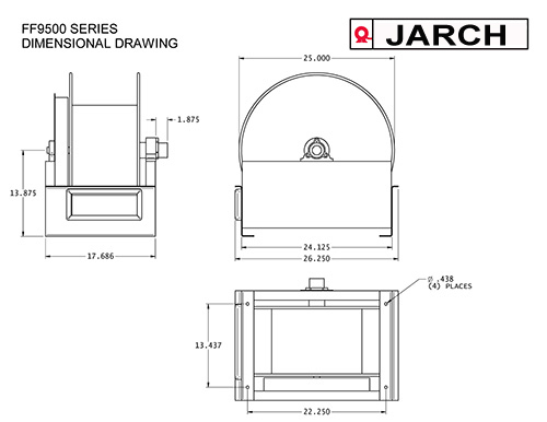 100ft. Spring Retractable Grounding Reels,Industrial-Duty / Heavy-Duty Static Grounding Hose Reels Cable