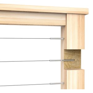 T316 Stainless Steel Cable Railing Hardware with 3/16-inch Stainless Steel