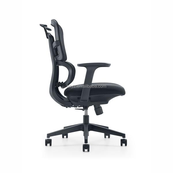 Ergonomic Mesh Fabric Swivel Office Chair with Adjustable Armrest and Conference Room