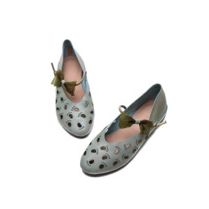 S420 Summer Sandals Women 2020 New Hole Shoes Hollow Small Feet White Shoes Bow