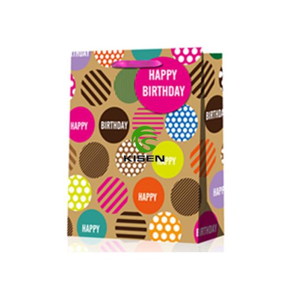 Buy Cub Coated Gift Retail Paper Shopping Bags With Handles Lightweight Custom Size at wholesale prices