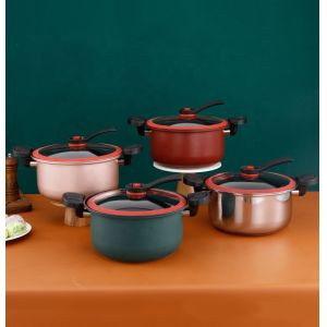 professional Kitchen Pressure Cooker Home Stew Low Pressure Non Stick