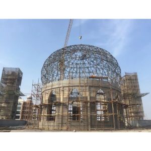 Customized Modern Industrial Steel Structure Space Frame Warehouse/Hall Office