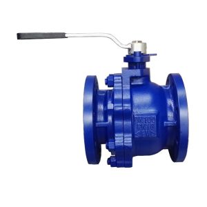 2-pc GG25 PN16 cast iron flanged ball valve