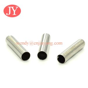 High quality plain shoelace aglets, custom logo metal aglets for sale