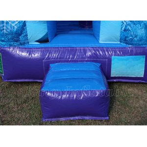 Frozen Giant Inflatable Castles Fun Game Obstacles Climb Areas Slides Jumping