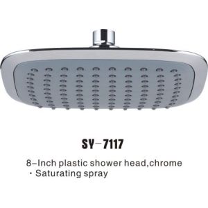 Quality Square 8-Inch Plastic Shower Head for sale