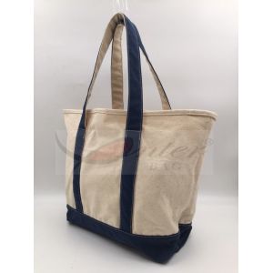 ECO Reusable Tote Bags , Natural Cotton Reusable Canvas Shopping Bags