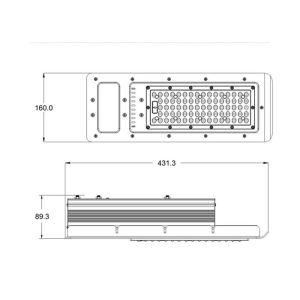 Security Led Street Lamp Bulb 90w 110lm/W Super Brightness For Pathways