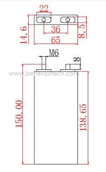 3.2V 10AH Prismatic LiFePO4 Deep Cycle Battery - Lightweight Design