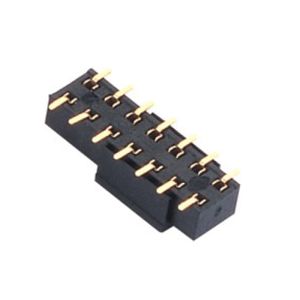 SMT 2.54mm Female Header Connector PA9T UL94V-0 Single Row
