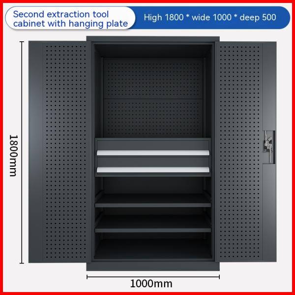 Commercial Furniture Double Door Storage Cabinet for Workshop and Office Organization