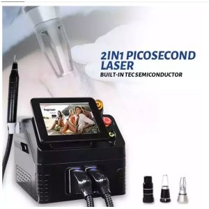 2 In 1 Picosecond Laser Tattoo Removal Machine 808nm Permanent Portable