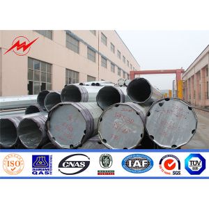 Polygonal Power 35ft 86um Galvanized Steel Pole
