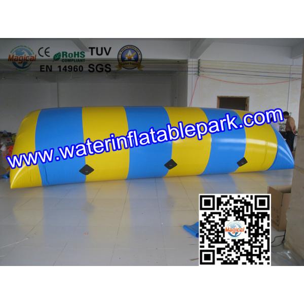 Buy Giant Commercial Inflatable Water Blob Launcher 0.9mm PVC at wholesale prices