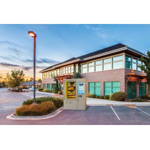 Refrigerator Elevator Vending Machine Prevent Falling Down with Remote Ads