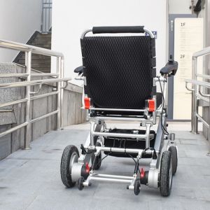 Brushless Lightweight Foldable Electric Wheelchair Lithium