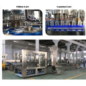 PET Bottled Water Filling Machine SUS304 Photoelectric Detection