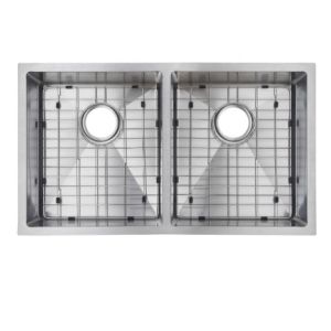 32'' 18 Gauge Undermount Stainless Steel Kitchen Sink Double Bowl